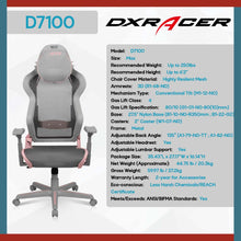 Load image into Gallery viewer, DXRacer | Air Series | D7100 | Gray Pink