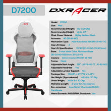 Load image into Gallery viewer, DXRacer | Air Series | D7200 | White Red Black