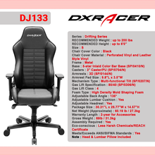 Load image into Gallery viewer, DXRacer | Drift Series DJ133 | Black
