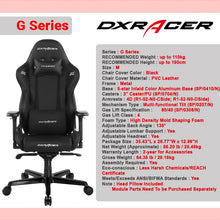 Load image into Gallery viewer, DXRacer | G Series | Black