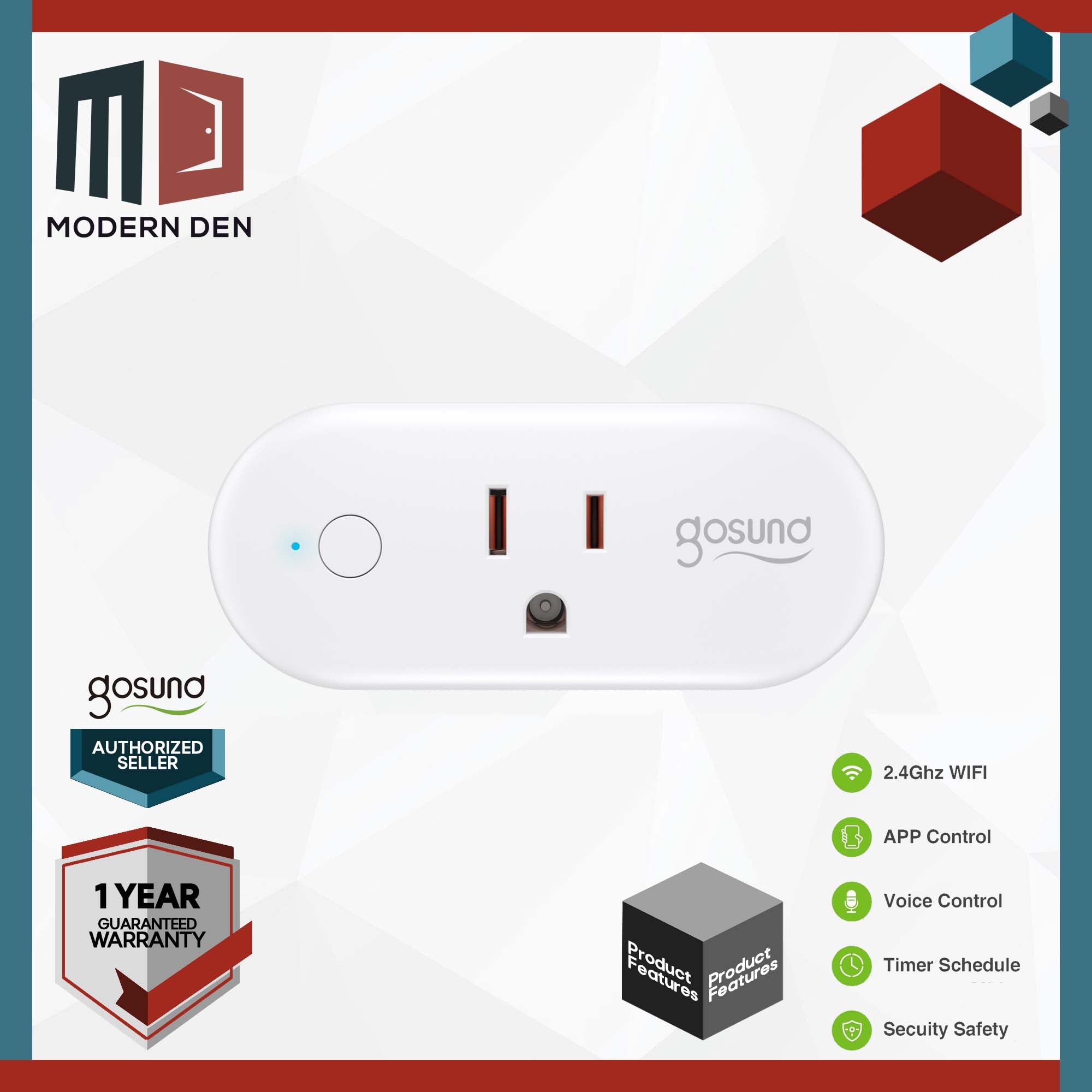 Gosund Smart Plug WP6 – Modern Den PH