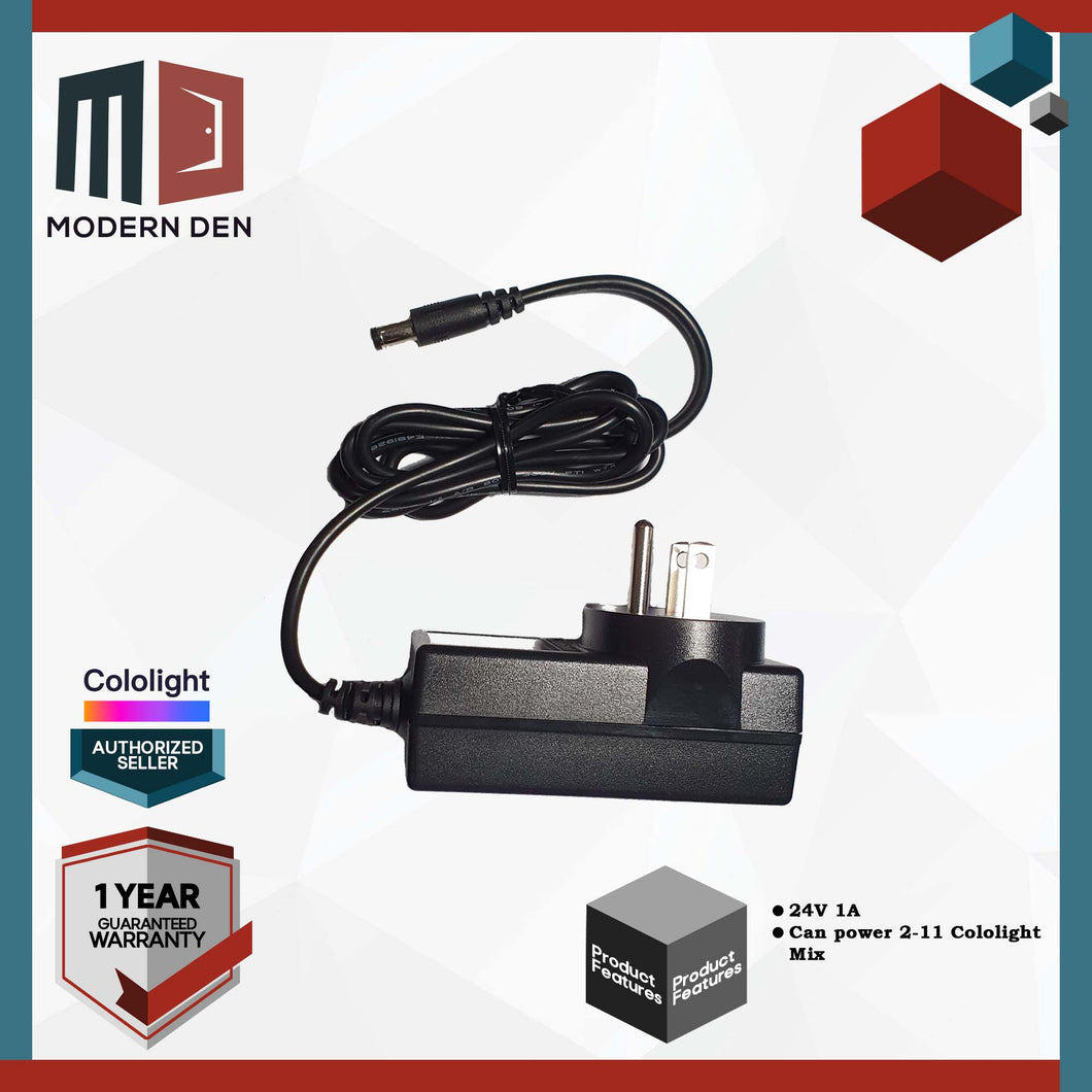 Cololight | DC 24v 1A Power Supply Adapter