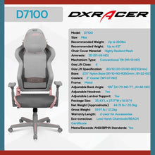 Load image into Gallery viewer, DXRacer | Air Series | D7100 | Gray Pink
