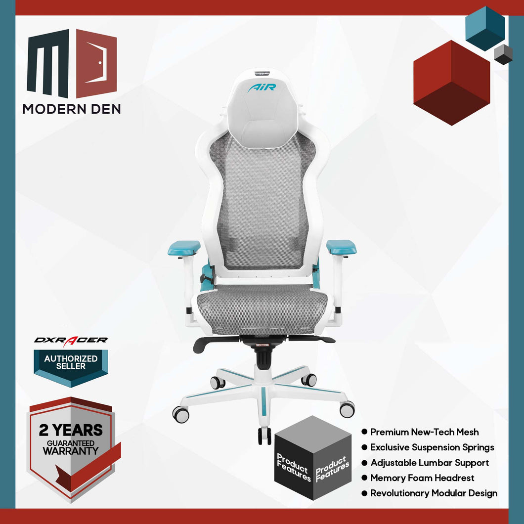 DXRacer | Air Series | D7200 | White Cyan